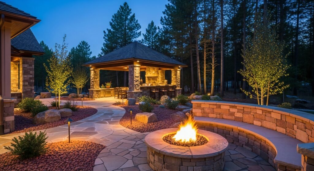 Fire Features vitbud landscaping contruction