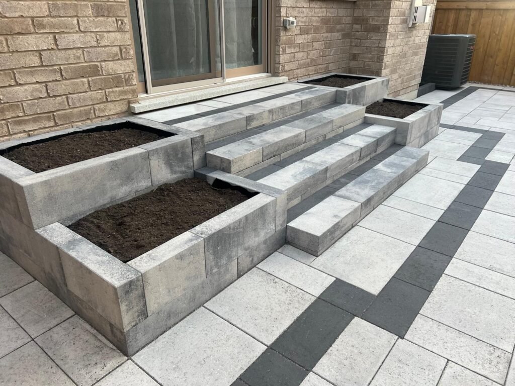 flower beds hardscaping vit bud landscaping construction