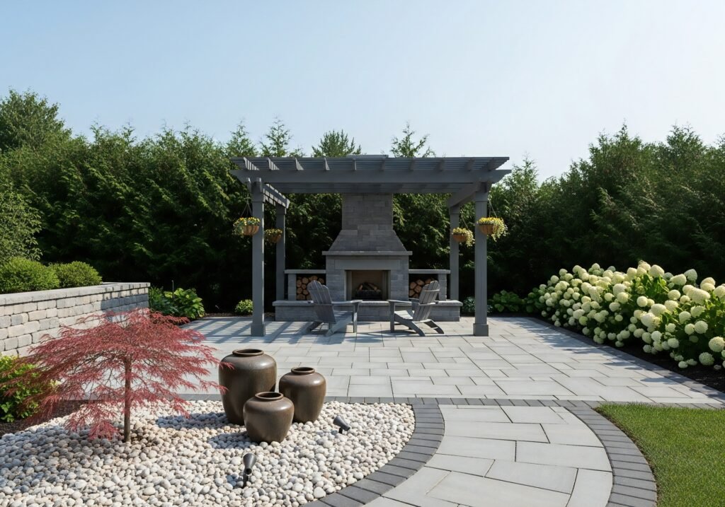 outdoor kitchen Vit Bud Landscaping Construction