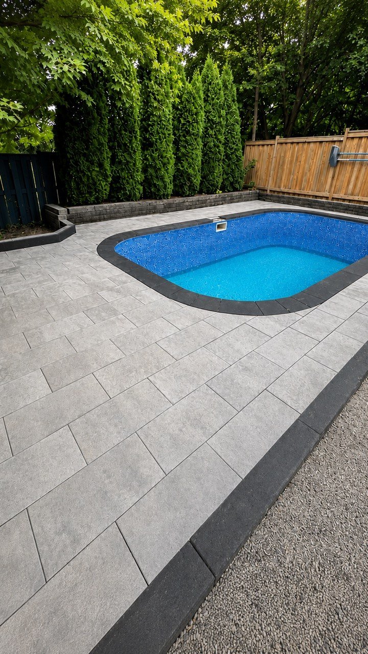 Softscaping VitBud Landscaping Construction (19) Pool patio construction by Vit Bud Landscaping